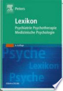 Lexikon Psychiatrie, Psychotherapie, medizinische Psychologie : mit einem englisch-deutschen Wörterbuch im Anhang