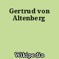 Gertrud von Altenberg